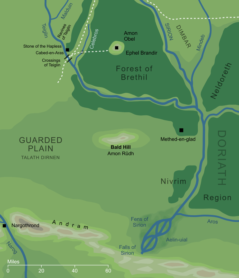 Map of the Bald Hill