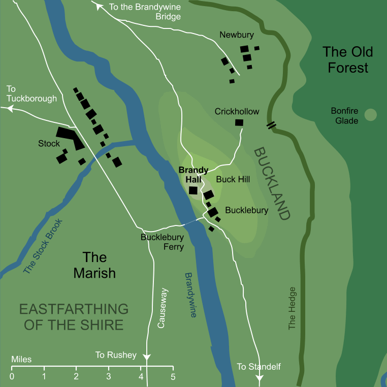 Map of Brandy Hall