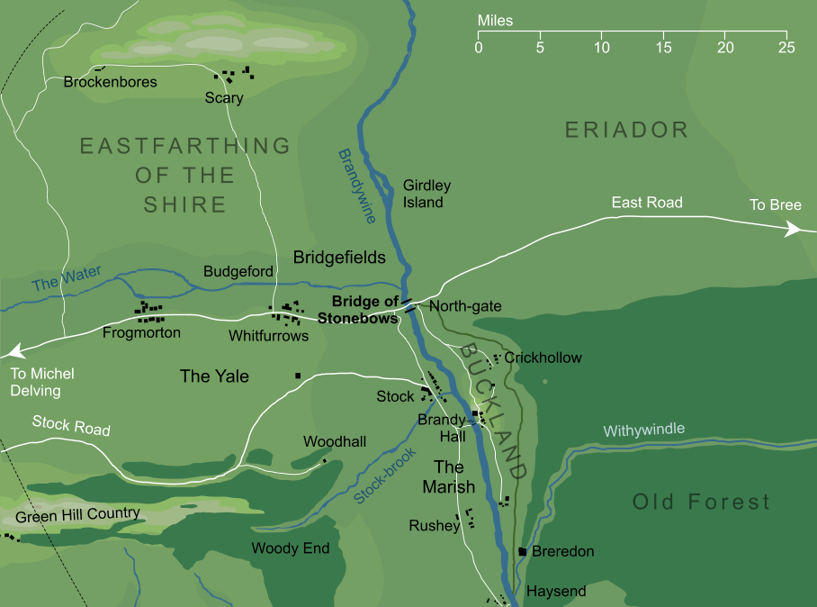 Map of the Bridge of Stonebows