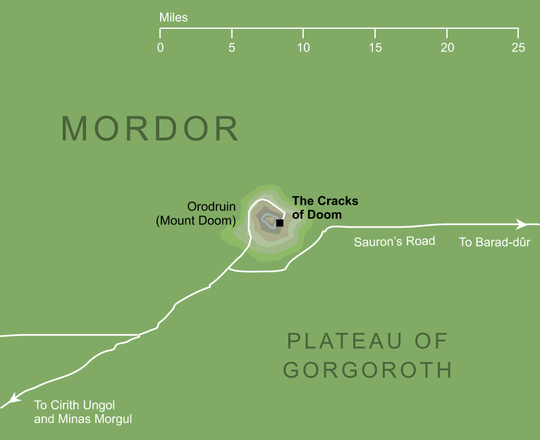 Map of the Cracks of Doom