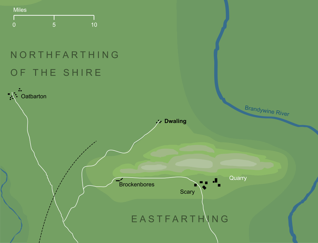 Map of Dwaling