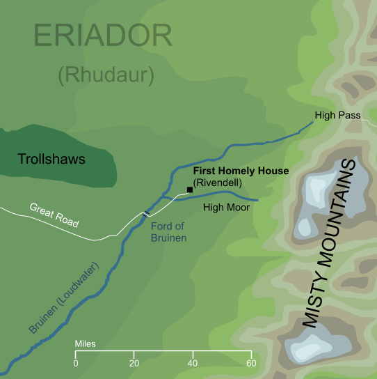 Map of the First Homely House