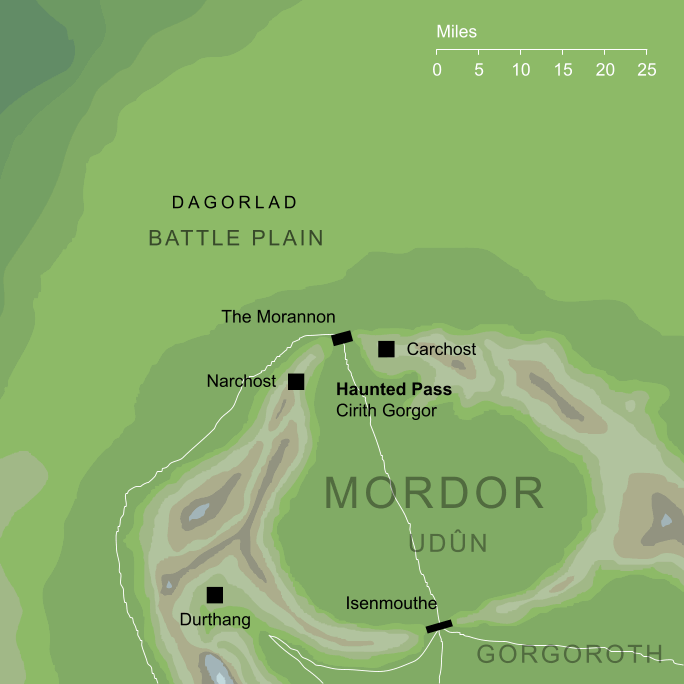Map of the Haunted Pass