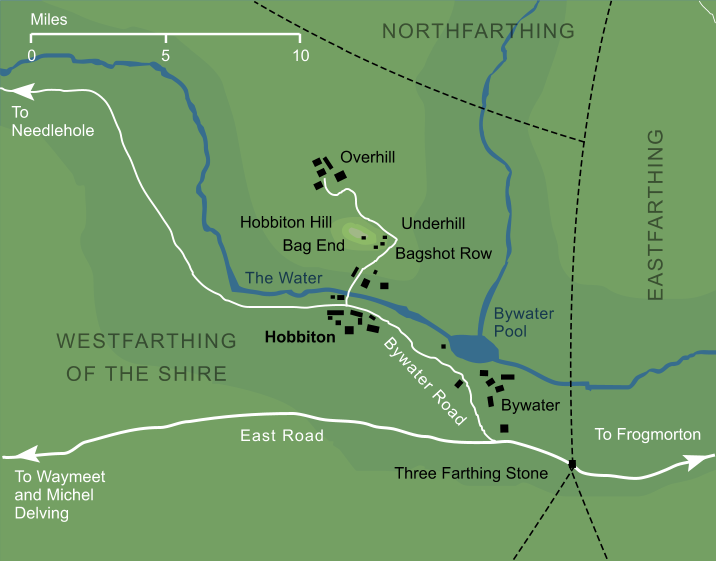 Map of Hobbiton