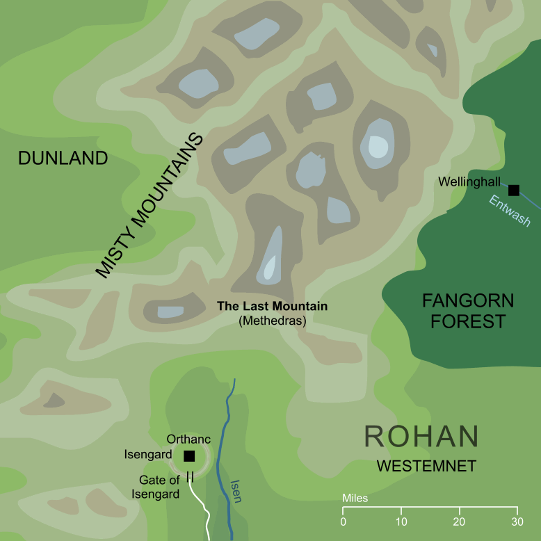 Map of the Last Mountain