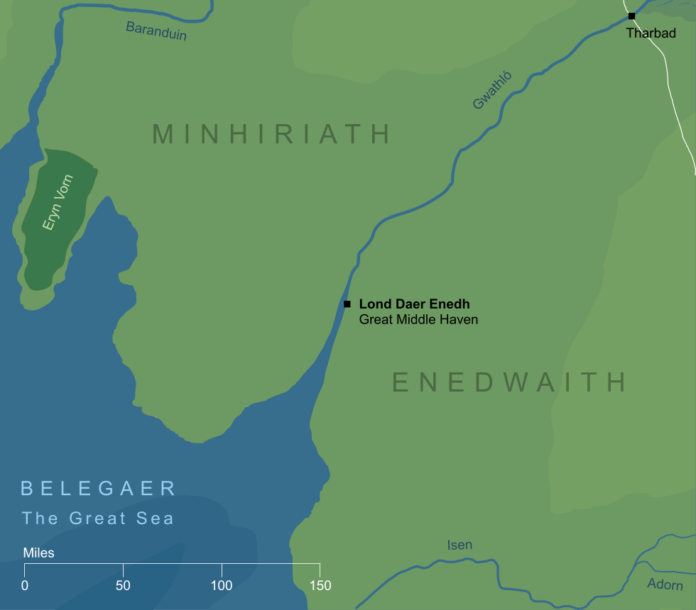 Map of Lond Daer Enedh