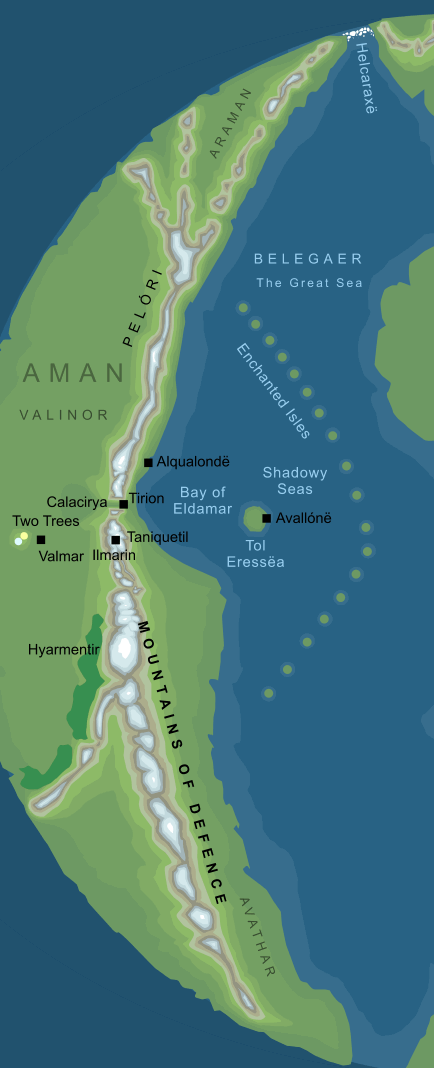 Map of the Mountains of Defence