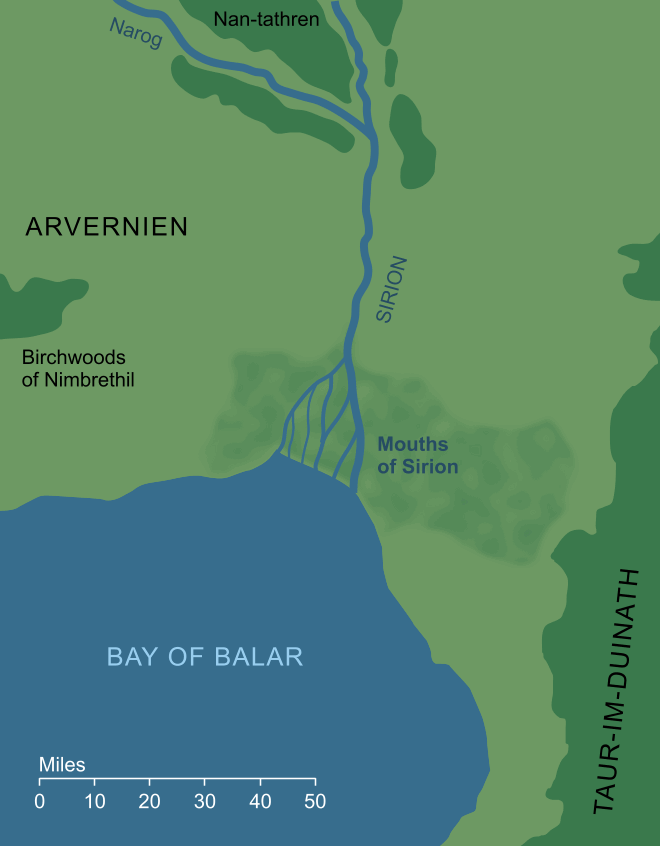 Map of the Mouths of Sirion