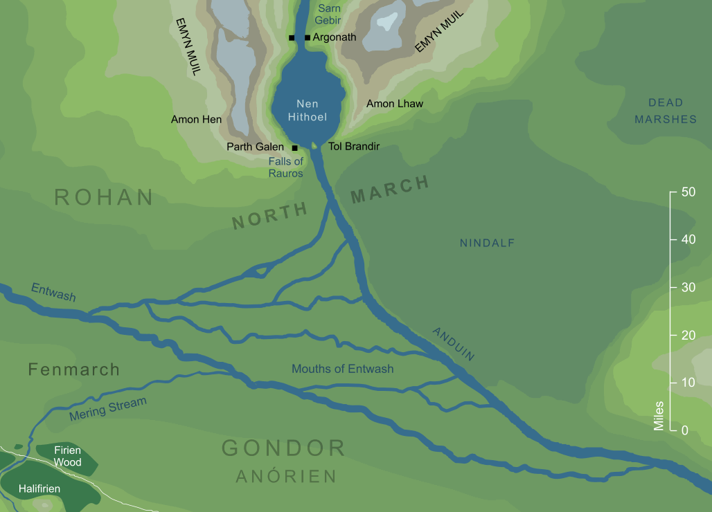 Map of the North March