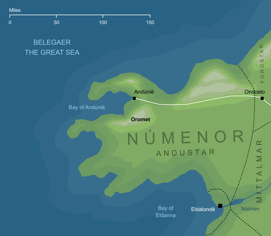 Map of Oromet