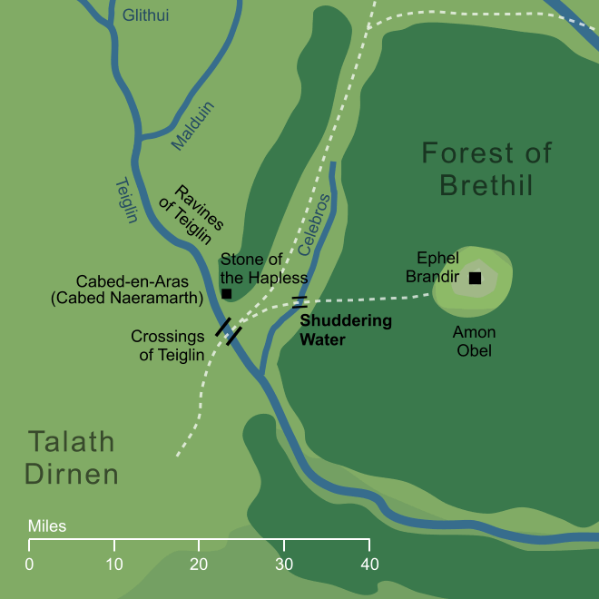 Map of the Shuddering Water