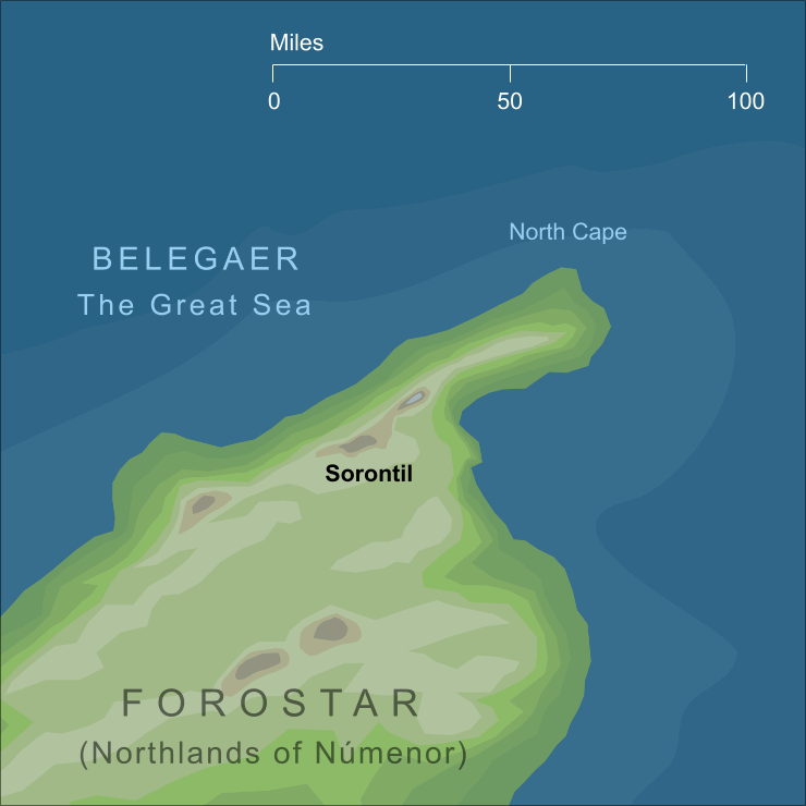 Map of Sorontil