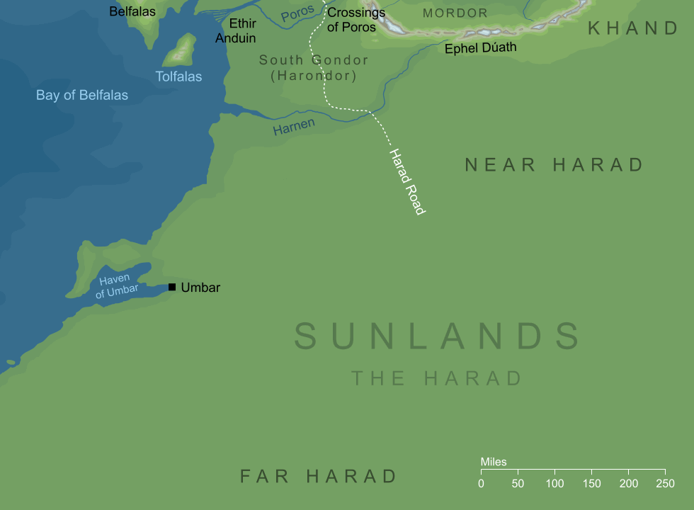 Map of the Sunlands