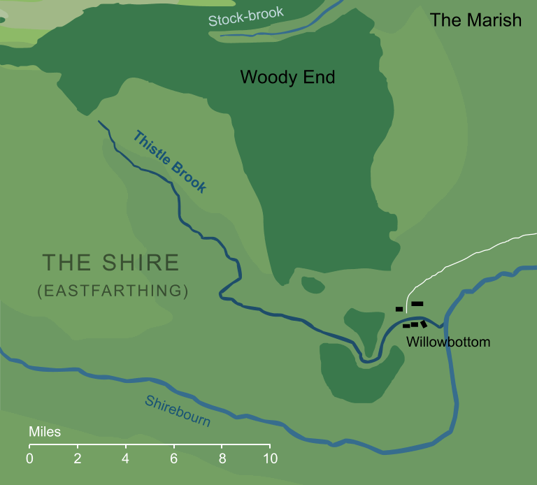 Map of Thistle Brook