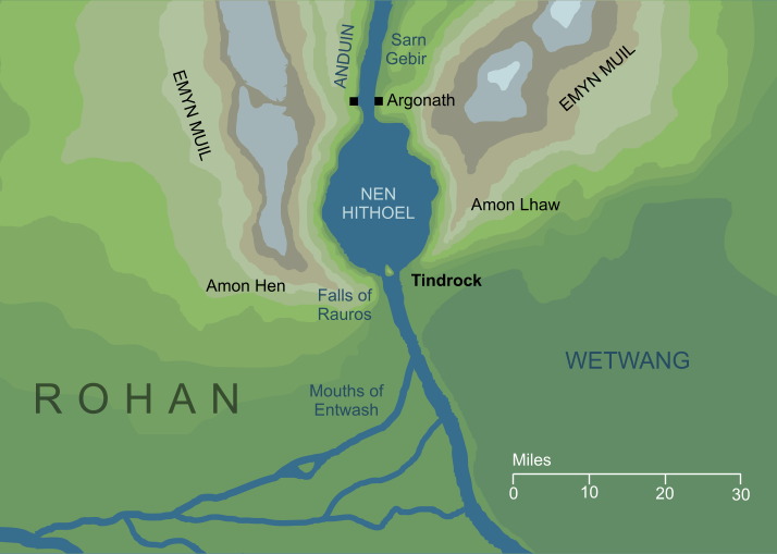 Map of the Tindrock Isle