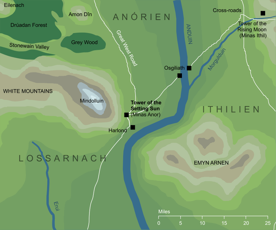 Map of the Tower of the Setting Sun