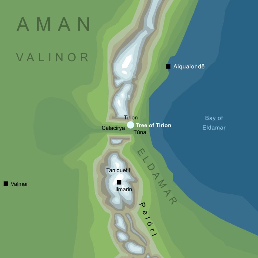 Map of the Tree of Tirion