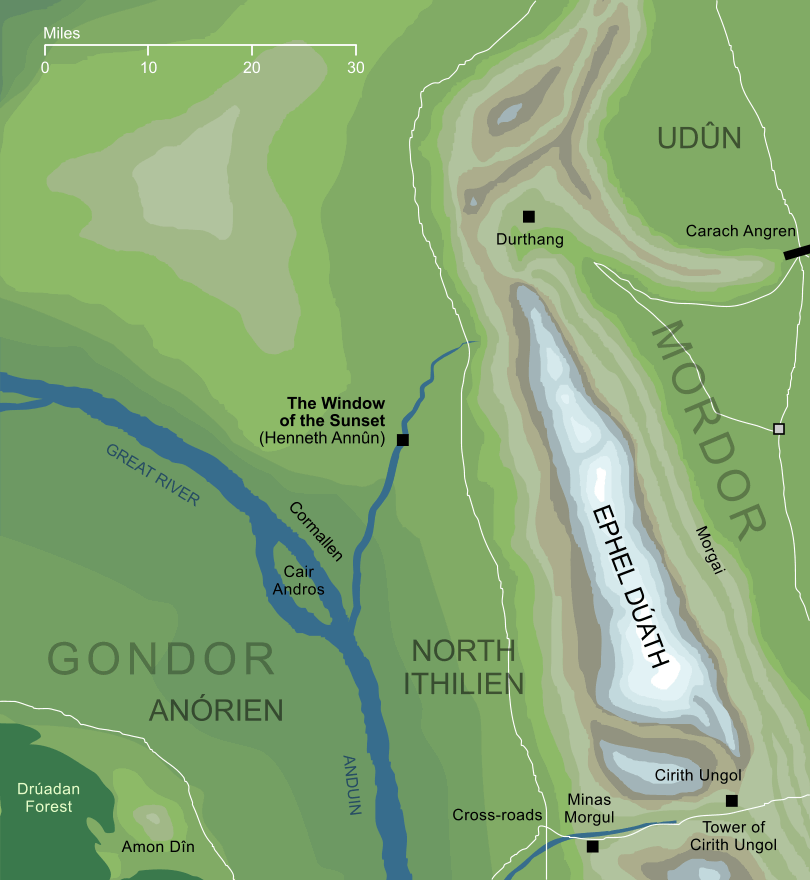 Map of the Window of the Sunset