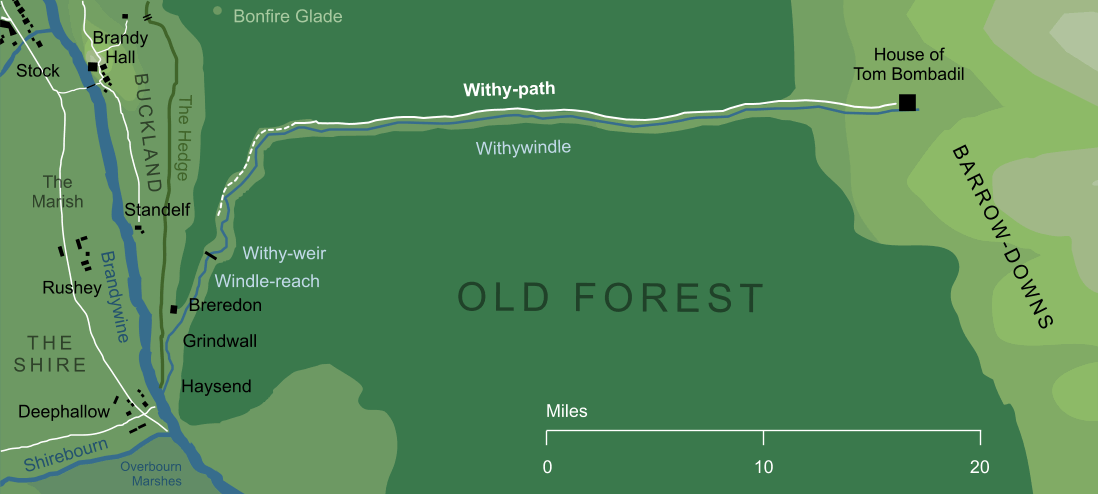 Map of the Withy-path